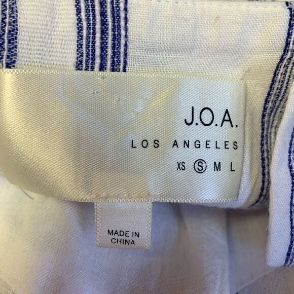 J.O.A. Jumpsuit Culotte Pants Striped Size S - Picture 10 of 11